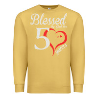 Antique Gold Vintage 50th Birthday Blessed By God For 50 Years Birthday Premium Sweatshirt - longCreatives