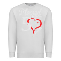 Dove Grey Vintage 50th Birthday Blessed By God For 50 Years Birthday Premium Sweatshirt - longCreatives