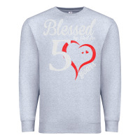 Heather Grey Vintage 50th Birthday Blessed By God For 50 Years Birthday Premium Sweatshirt - longCreatives