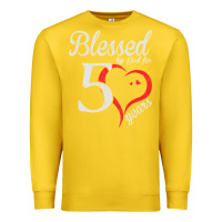 Lemon Vintage 50th Birthday Blessed By God For 50 Years Birthday Premium Sweatshirt - longCreatives
