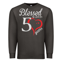 Smoke Vintage 50th Birthday Blessed By God For 50 Years Birthday Premium Sweatshirt - longCreatives