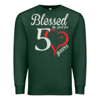 Sports Green Vintage 50th Birthday Blessed By God For 50 Years Birthday Premium Sweatshirt - longCreatives