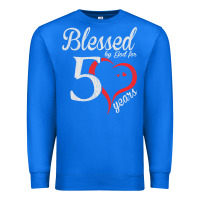 True Royal Vintage 50th Birthday Blessed By God For 50 Years Birthday Premium Sweatshirt - longCreatives