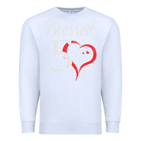 White Vintage 50th Birthday Blessed By God For 50 Years Birthday Premium Sweatshirt - longCreatives