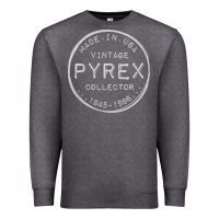 Charcoal Heather Pyrex Mark  Vintage Collector Made in USA Premium Sweatshirt - longCreatives