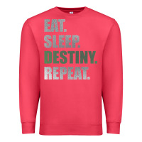 Cardinal Destiny  Eat Sleep Destiny Repeat Short Sleeve Premium Sweatshirt - longCreatives