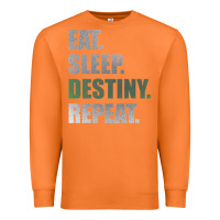 Carrot Destiny  Eat Sleep Destiny Repeat Short Sleeve Premium Sweatshirt - longCreatives