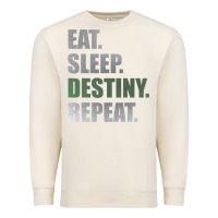 Sandshell Destiny  Eat Sleep Destiny Repeat Short Sleeve Premium Sweatshirt - longCreatives