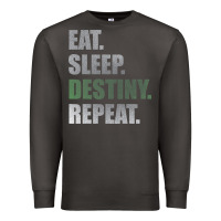 Smoke Destiny  Eat Sleep Destiny Repeat Short Sleeve Premium Sweatshirt - longCreatives