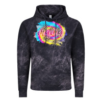 Cloud Black Mama Tie dye Leopard Vintage Hoodie - CowCowDesign
