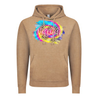 Vintage Coffee Mama Tie dye Leopard Vintage Hoodie - CowCowDesign