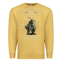 Antique Gold Vintage American Motorcycle Indian for Old Biker Gifts Premium Sweatshirt - longCreatives