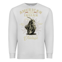 Dove Grey Vintage American Motorcycle Indian for Old Biker Gifts Premium Sweatshirt - longCreatives