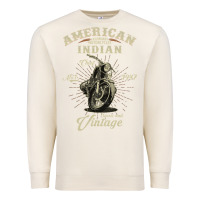 Sandshell Vintage American Motorcycle Indian for Old Biker Gifts Premium Sweatshirt - longCreatives