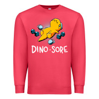 Cardinal Dino Sore Funny Dinosaur Workout Gym Fitness Lifting Premium Sweatshirt - longCreatives