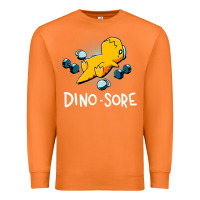 Carrot Dino Sore Funny Dinosaur Workout Gym Fitness Lifting Premium Sweatshirt - longCreatives