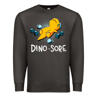 Smoke Dino Sore Funny Dinosaur Workout Gym Fitness Lifting Premium Sweatshirt - longCreatives