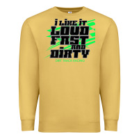 Antique Gold Dirt Modified Racing Apparel Sprint Car Dirt Track Racing Premium Sweatshirt - longCreatives