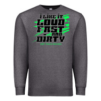 Charcoal Heather Dirt Modified Racing Apparel Sprint Car Dirt Track Racing Premium Sweatshirt - longCreatives