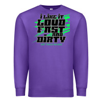 Purple Dirt Modified Racing Apparel Sprint Car Dirt Track Racing Premium Sweatshirt - longCreatives