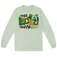 Matcha St. Patrick's Day One lucky Nurse Long Sleeve Tee - OliviaCreatesArt
