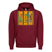 Burgundy small business mama Zipper Hoodie - Artiststas