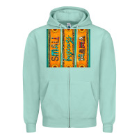 Seafoam small business mama Zipper Hoodie - Artiststas