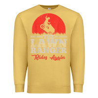 Antique Gold the lawn ranger rides again shirt  cute lawn caretaker gift Premium Sweatshirt - longCreatives