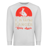 Dove Grey the lawn ranger rides again shirt  cute lawn caretaker gift Premium Sweatshirt - longCreatives