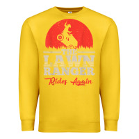 Lemon the lawn ranger rides again shirt  cute lawn caretaker gift Premium Sweatshirt - longCreatives