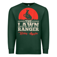 Sports Green the lawn ranger rides again shirt  cute lawn caretaker gift Premium Sweatshirt - longCreatives
