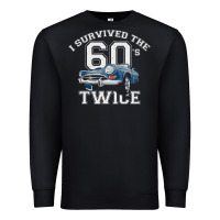 Black I Survived The Sixties Twice Classic Birthday Premium Sweatshirt - longCreatives