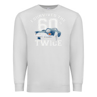 Dove Grey I Survived The Sixties Twice Classic Birthday Premium Sweatshirt - longCreatives