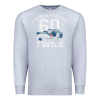 Heather Grey I Survived The Sixties Twice Classic Birthday Premium Sweatshirt - longCreatives