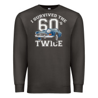 Smoke I Survived The Sixties Twice Classic Birthday Premium Sweatshirt - longCreatives