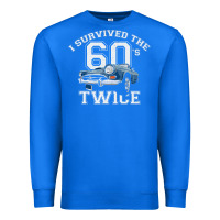 True Royal I Survived The Sixties Twice Classic Birthday Premium Sweatshirt - longCreatives