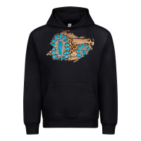 Black gemstone wood leopard patch Urban Hoodie - AdoDesignShop