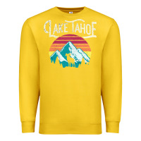 Lemon Vintage Lake Tahoe Mountains Retro T Premium Sweatshirt - longCreatives