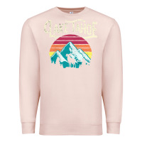 Pale Pink Vintage Lake Tahoe Mountains Retro T Premium Sweatshirt - longCreatives