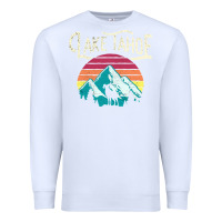 White Vintage Lake Tahoe Mountains Retro T Premium Sweatshirt - longCreatives
