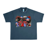 Midnight Navy Oh my stars pig Urban Heavy Tee - CowGirlArtShop