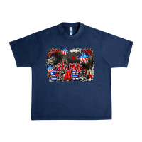 Navy Oh my stars pig Urban Heavy Tee - CowGirlArtShop