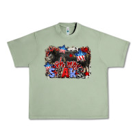 Oil Green Oh my stars pig Urban Heavy Tee - CowGirlArtShop