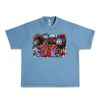 Pebble Blue Oh my stars pig Urban Heavy Tee - CowGirlArtShop