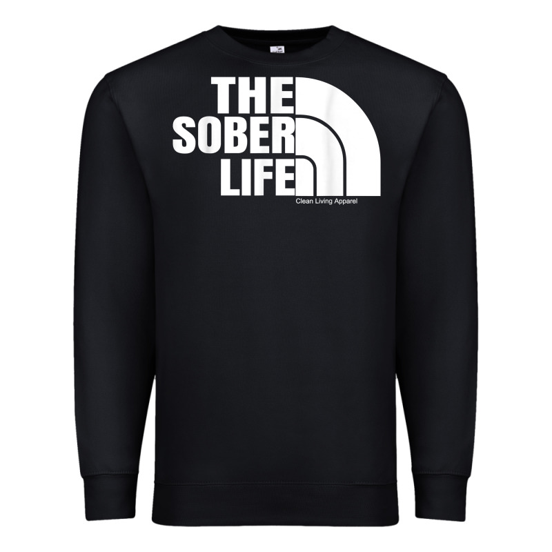 The Sober Life Sobriety Cool Aa Na Anonymous T Shirt Gifts Premium Sweatshirt by longCreatives | Teevron