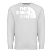 Dove Grey the sober life sobriety cool aa na anonymous t shirt gifts Premium Sweatshirt - longCreatives