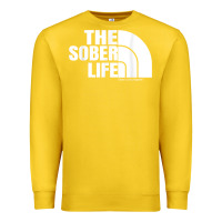 Lemon the sober life sobriety cool aa na anonymous t shirt gifts Premium Sweatshirt - longCreatives
