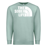 Seafoam the sober life sobriety cool aa na anonymous t shirt gifts Premium Sweatshirt - longCreatives