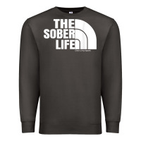 Smoke the sober life sobriety cool aa na anonymous t shirt gifts Premium Sweatshirt - longCreatives