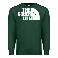 Sports Green the sober life sobriety cool aa na anonymous t shirt gifts Premium Sweatshirt - longCreatives